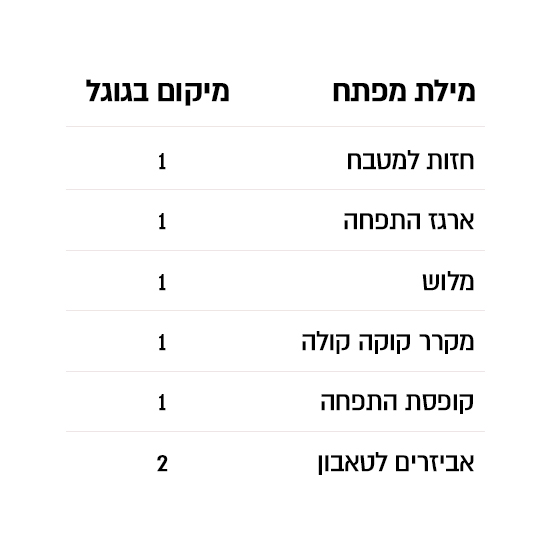 תוצאות SEO 2